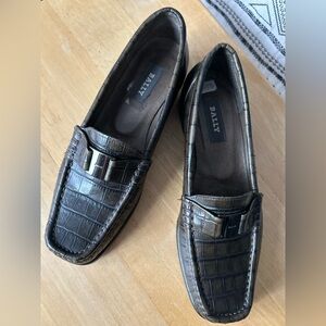 Bally Black Flats & Loafers